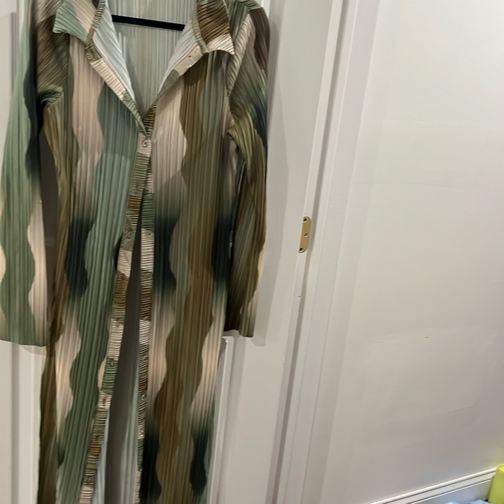 Midi plisse dress